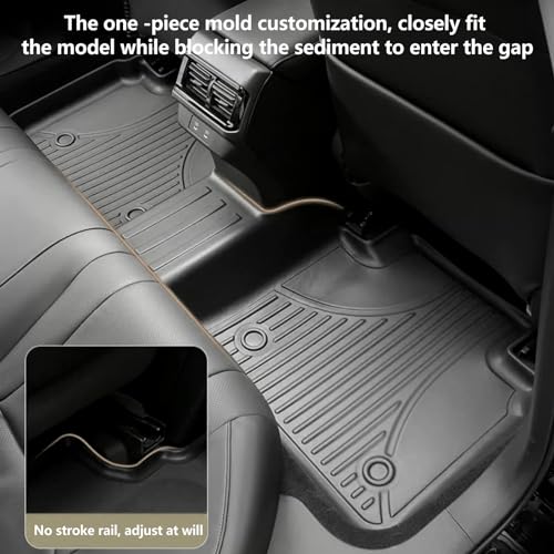 Automotive Floor Mats & Cargo Liners Trunk Set Compatible with 2019-2021 2022 2023 2024 Nissan Murano, All Weather Car Accessories Floor Liner 1st and 2nd Row Car Mat Black. - style: 16)19-24 Murano Floor & Cargo Mats