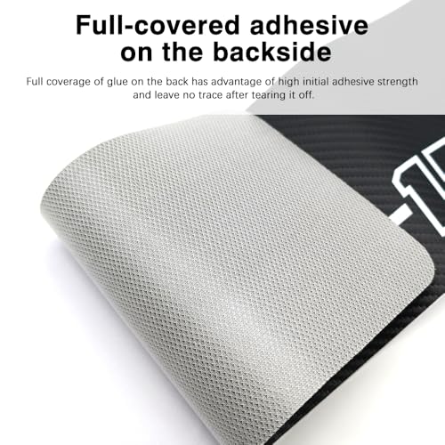 Car Door Sill Protectors Compatible with Dodge RAM 2500 Accessories- 4Pcs Door Entry Guard Scuff Sill Protector Plate- Carbon Fiber Anti-Scratch Sticker- Upgraded Full Coverage