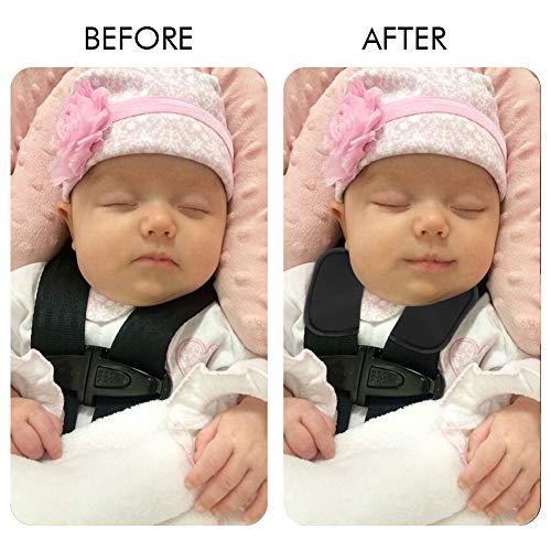 Accmor Car Seat Strap Pads for Baby Kids Toddler, Soft Car Seat Strap Covers Shoulder Pads for All Baby Car Seats, Stroller, Pushchair, High Chair