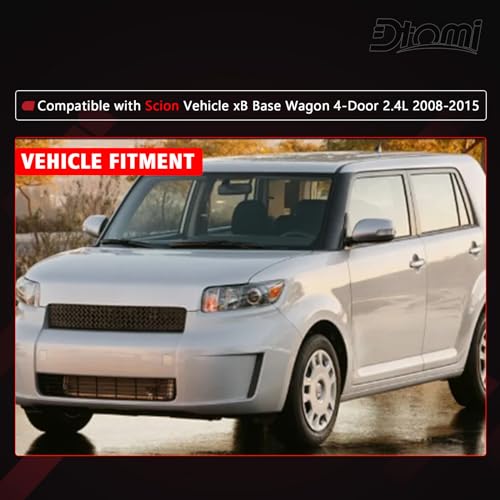 Roof Molding Drip Side Finish Stripe Driver Right Left Side Drop Weatherstrip Compatible with Scion Vehicle XB 2008 2009 2010 2011 2012 2013 2014 2015 Replaces# 75556-12171 75555-12161 (2PCS)