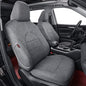 Custom Seat Covers fit for Honda Pilot Elite,2016-2022 -2nd-Row Captain Seats with Armrest (7-Seats)-Polyester(Gray,Full Set) - color: Polyester(Gray), size: 2016-2022 Pilot Elite,Black Edition 7-Passenger