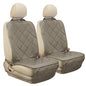 YESYEES Dog Front Seat Covers for Cars, 2 Pack Waterproof Bucket Seat Covers for Dogs with 4 Nonslip Straps, Long-Lasting Pet Car Seat Protector Universal Fit for Cars Trucks and SUVs (Khaki)