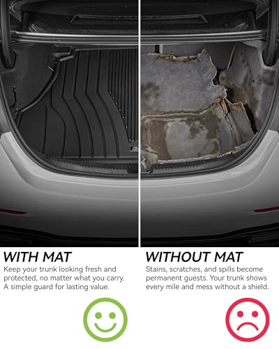 3W Trunk Mat for Mercedes Benz GLE 2020-2026 SUV, 350/43 AMG/450/53 AMG/580/63 AMG S Cargo Liner Heavy Duty All Weathe Custom Fit Trunk Liner for Benz GLE (Not Fit for Coupe)