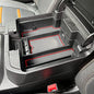 Center Console Organizer Compatible with 2020-2023 Silverado/Sierra 2500/3500HD/ 2019-2022 Chevy Silverado 1500 / GMC Sierra 1500 Accessories - Full-Coverage Insert Tray, ABS material,Red - color: red