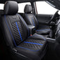Tomatoman Tacoma Car Seat Covers Compatible with Toyota Tacoma 2005-2015 2016-2023 2024 2025 2026 Truck Access Crew Double Cab TRD Sport Offroad Limited SR5 V6 Cushions(Full Set/Black-Blue) - color: Full Set/Black-Blue