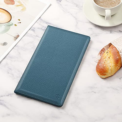 FINPAC Car Registration and Insurance Card Holder, Vehicle Glove Box Card Organizer Wallet Automobile Accessories for License - color: Ocean Blue
