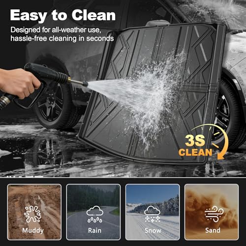 Cargo Liner Compatible with Cadillac CT5 CT5-V 2020-2025 2026 Weather-Resistant Trunk Mats for Cars with Raised Lip Non-Slip Car Rear Trunk Mat Tray Pad Boot - style: 4) for Cadillac CT5 2020-2026 Cargo Liner