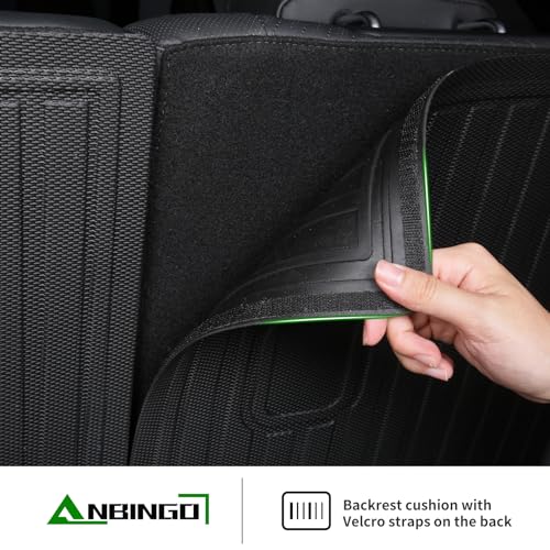 ANBINGO®Floor Mats & Cargo Liner & SeatBack Fit for Honda Pilot 2009-2015 Full Set Waterproof Car Mats All Weather Guard TPE Pilot Mats Set Black - size: 2009-2015 Pilot Set+SeatBack