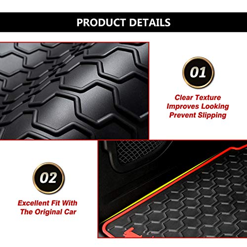Cartist Cargo Liner Compatible with 2015-2024 Jeep Renegade Trunk Mat Car Rear Boot Liner