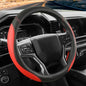 Car Steering Wheel Cover for Chevy Silverado 1500 2500 3500, Chevrolet Steering Wheel Cover for Tahoe, Equinox,Traverse,Colorado,Red