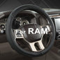 West Llama Customized Auto Car Steering Wheel Cover for Dodge RAM 1500 2500 3500, 15.5-16 inch(Black-Large Size) - color: C-Black