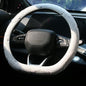 SEGADEN Massage Grip Soft Silicone Car Steering Wheel Cover Universal Anti-Slip Design 13-16 inch Protective Case White - color: White