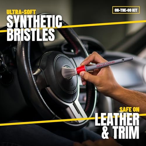 Chemical Guys Interior Cleaning Kit with Storage Bag Total Interior Cleaner Microfiber Towels Detailing Brushes and Sticky Gel Giftable Car Care Set - 10 Items - style: KIT + BAG