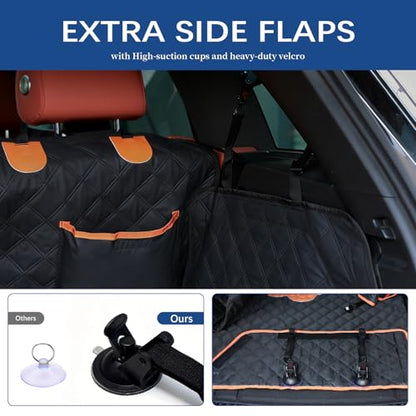 Split Cargo Liner for SUV – for Dogs & Pets, Heavy-Duty, 100% Waterproof Trunk Mat & Cargo Cover – Fits 60/40 Split Bench & Armrest Pass-Through – Machine Washable, Non-Slip, Durable