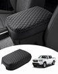 Shademax Custom for Center Console Cover Nissan Frontier 2025 2024 2023 2022 Armrest Cushion Pad Cover PU Leather Frontier Accessories 2025 2026 Car Armrest Seat Box Cover Protector Anti-Scratch Black - size: Size for Nissan Frontier 2022-2026