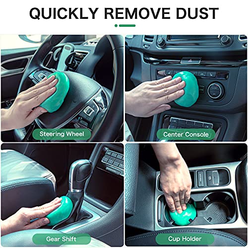 TICARVE Cleaning Gel for Car Detailing Car Cleaning Putty Auto Detailing Gel Detail Tools for Car Interior Cleaner Kit Car Vent Cleaner Automotive Car Cleaner Green - color: Green 1 Pack