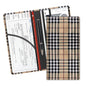 Leather Car Registration and Insurance Card Holder, Cute Car Accessories Vehicle Glove Box Car Organizer for Documents, Cards, License Luxury Brown Plaid - color: Luxury Brown Plaid
