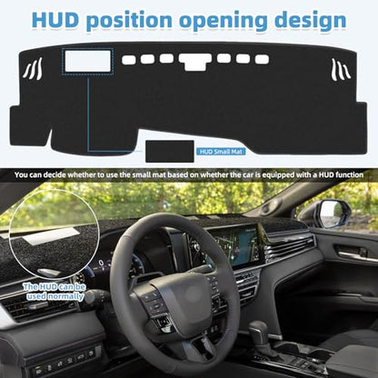 Dash Cover Mat for Toyota Camry 2025 2026 Accessories Non-Slip Dashboard Cover Mat Sunshade UV Rays Protector Interior Accessories - size: Compatible with Camry 2025 2026