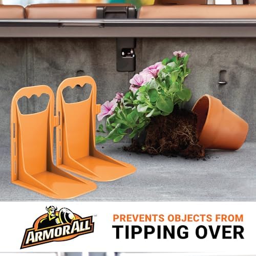 Armor All Trunk Cargo Blocks, Cargo Dividers, Trunk Dividers, Hook & Loop Trunk Organizer Blocks to Hold Cargo in Place, Cargo Containment System for Cars, Trucks, SUVs, Vans, 4 Pieces - size: 4 Pack
