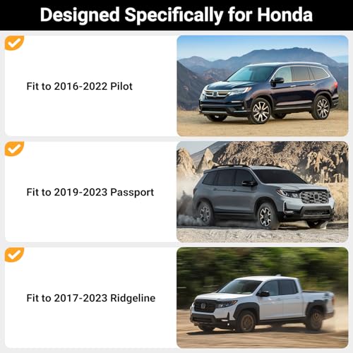Hellet Center Console Insert Cable Protector Compatible with Honda 2016-2022 Pilot & 2019-2023 Passport & 2017-2023 Ridgeline Accessories Convenient for Mobile Phone Charging - size: for Honda 2016-2022 Pilot (Cable Protector)