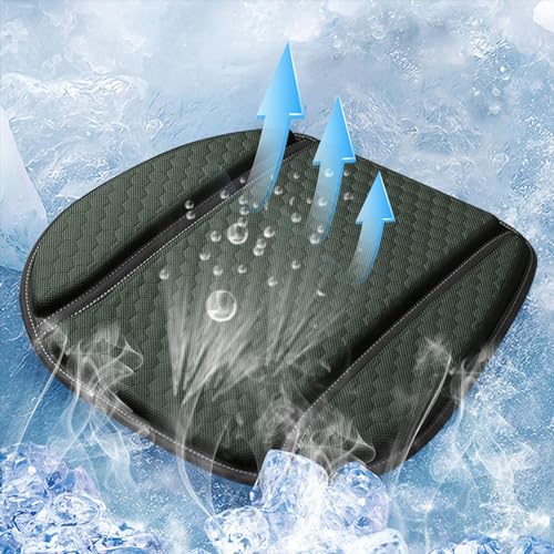 Gel Seat Cushion, Cooling Truck Seat Cushion Breathable Car Seat Cushion, Honeycomb Design Egg Cushion Chair Pad, Seat Cushion for Car - style: Style-C