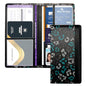 Car Registration and Insurance Holder with Magnetic Closure, Universal Document Organizer for License, Insurance Cards & Glove Box Storage (Leopard-Green and Silver) - color: Leopard-Green and Silver
