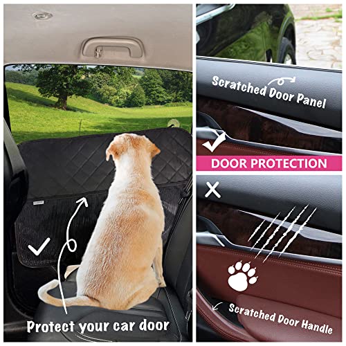 2PCS Car Door Protector for Dogs Pet Car Door Cover-Waterproof Scratchproof Nonslip Durable Car Door Protector, Machine Washable Pet Vehicle Door Guard (2 Packs Universal Fit)