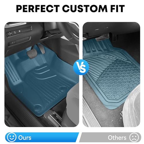 Floor mats Compatible with 2019-2024 Armada/Infiniti QX80 (7 Seats) : Custom Fit All Weather TPE Heavy Duty Car Floor Liners 2019 2020 2021 2022 2023 2024 Armada Accessories - style: 11)19-24 Armada Floor Mats