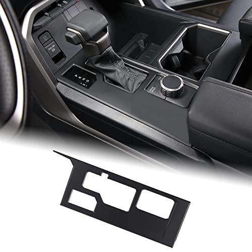 Aunginsy Central Control Gear Shift Panel Trim Cover Compatible with Toyota Tundra/Sequoia 2022-2026, Car Gear Shifter Console Anti-Scratch Panel Frame Decorative Sticker Protection ABS Accessories - color: Matte Black, size: Without 4WD