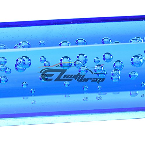 EZAUTO WRAP Shift Knob Stick Crystal Transparent Bubble Purple Blue Throw Gear Shifter 20cm - color: Blue Purple, size: 20cm