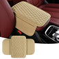 Car Center Console Cover, Upgraded Microfiber Car Armrest Cover Cushion, with 2 Storage Bags Scratch, Resistant Leather Cars Armrest Storage Box Universal Vehicles Accessories (Beige) - color: Beige