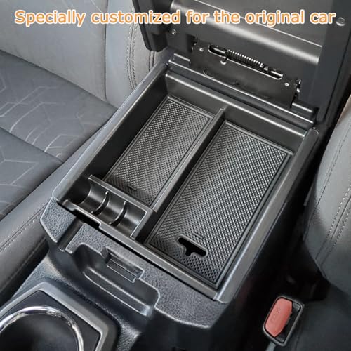 3PCS Center Console Organzier Compatible with Toyota Tacoma 2016-2023 Accessories Tray Hidden Box Divider ABS Material Insert - color: 3PCS