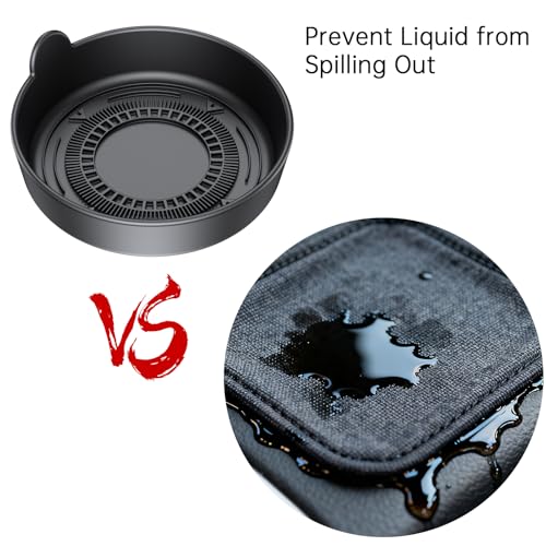【4 Pack】Lantazi Car Coasters for Cup Holders【Non Slip & Shockproof】Car Cup Coasters for Car Cupholder Coasters Waterproof Sift-Proof Spill Silicone Car Cup Holder insert Car Accessories for Women Man