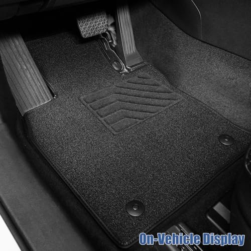 Carpet Floor Mats Fit for VW Tiguan 2018-2024, Custom Fit All Weather Anti-Slip Waterproof Floor Liners - 3pc