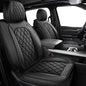 MIROZO Truck Seat Covers Full Set for Ram, Waterproof Ram 1500 Seat Cover Leather Seat Cover Compatible with 2009-2026 Ram 1500/2500/3500 Crew Quad Cab Pickup with Split Curved Bench 40/60,Black - color: Black, size: FullSet（Curved Back）