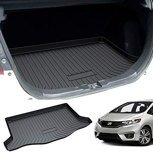 Powerty Cargo Mat Fit for Honda Fit 2015 2016 2017 2018 2019 2020 Trunk Mat Accessories All Weather TPO Rear Cargo Liner Upgrade Material - size: Cargo Mat｜For｜15-20｜Honda Fit