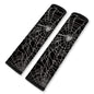 2Pcs Soft Auto Seat Belt Cover Pad Cobweb Spiderweb Halloween White Car Seatbelt Shoulder Cushion for Comfortable Driving, Compatible with All Cars' Seatbelt and Backpack Straps - color: Cobweb