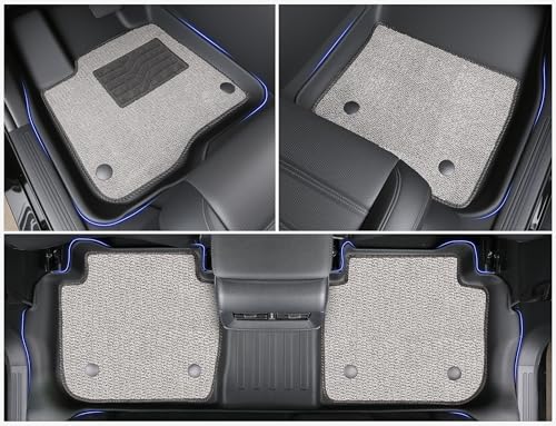 CRV Floor Mats for Honda CRV 2023 2024 2025 2026 (Gasoline & Hybrid), All Weather Protection TPE Car Mats Custom Car Liners Accessories, Dual-Layer Floor Mat and Carpet Set - size: Honda CRV 2023-2026 -1st&2nd