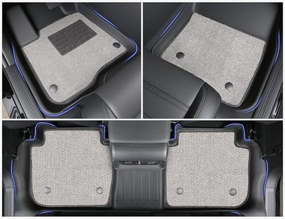 CRV Floor Mats for Honda CRV 2023 2024 2025 2026 (Gasoline & Hybrid), All Weather Protection TPE Car Mats Custom Car Liners Accessories, Dual-Layer Floor Mat and Carpet Set - size: Honda CRV 2023-2026 -1st&2nd