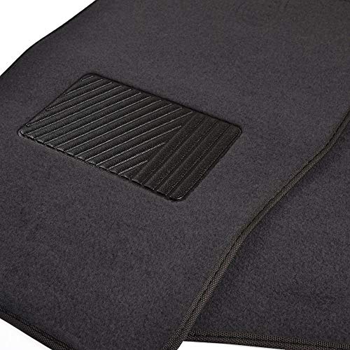 Motor Trend Premium Inter-Lock Backing Carpet Car Floor Mats - Front & Rear, Thick & Durable Auto Protection, Fits Most Cars Truck SUV Coupe Sedan - color: Charcoal