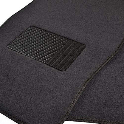 Motor Trend Premium Inter-Lock Backing Carpet Car Floor Mats - Front & Rear, Thick & Durable Auto Protection, Fits Most Cars Truck SUV Coupe Sedan - color: Charcoal