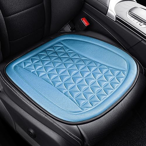 Decompression Car Seat Cushion Breathable and Comfortable Driver Seat for Relieves Sedentary Pain and Fatigue Driving Available for Office and Home Use Blue Single