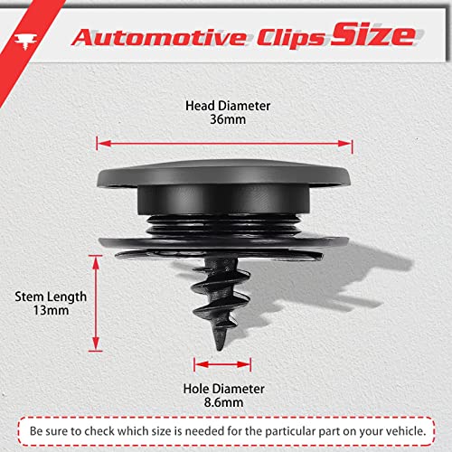 OTUAYAUTO 20PCS Car Floor Mat Clips - Universal Automotive Carpet Clips Holder Clamps - color: 20PCS Universal Floor Mat Clips