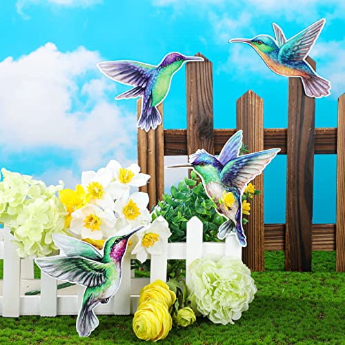 16 Pcs Hummingbird Magnets for Screen Doors Double Sided Screen Door Magnets Stickers Decorative Magnetic Decor for Window Patio Sliding Doors Protector - style: Hummingbird