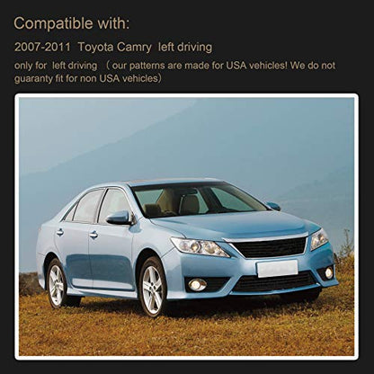 Dashboard Dash Board Cover Mat Carpet Compatible with 2007-2011 Toyota Camry - style: Fit for 2007-2011 Toyota Camry