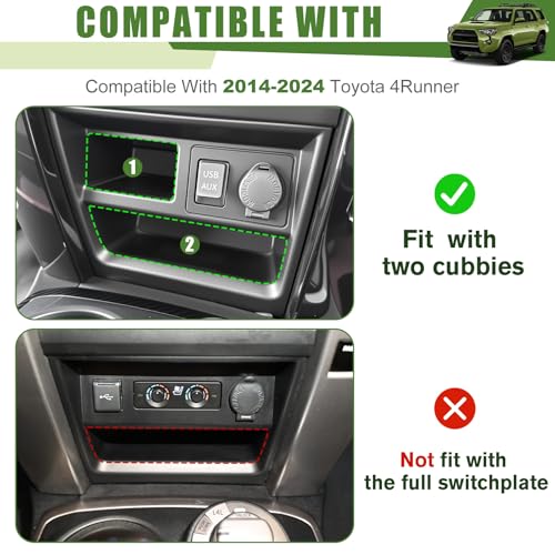 Center Console Organizer for 2014-2024 Toyota 4Runner Upgraded Hanging Armrest Box Extra Storage Drawer Inserts Tray for 4 Runner Accessories(Fit 14-24/Hanging+Shifter+Drawer Organizer) - color: 14-24 Hanging+Shifter+Drawer Organizer