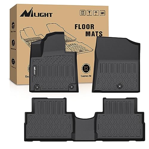 Nilight TPE Floor Mats for 2021 2022 2023 Hyundai Santa Fe 5 Seat (Non-Hybrid),All Weather Custom Fit Heavy Duty Floor Liners - color: 2021-2024 Hyundai Santa Fe