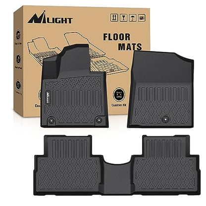 Nilight TPE Floor Mats for 2021 2022 2023 Hyundai Santa Fe 5 Seat (Non-Hybrid),All Weather Custom Fit Heavy Duty Floor Liners - color: 2021-2024 Hyundai Santa Fe