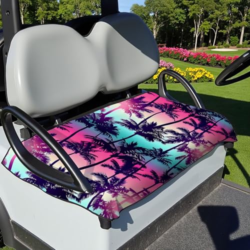Golf Cart Seat Covers Golf Cart Seat Towel Blanket Group - color: Palm Tree