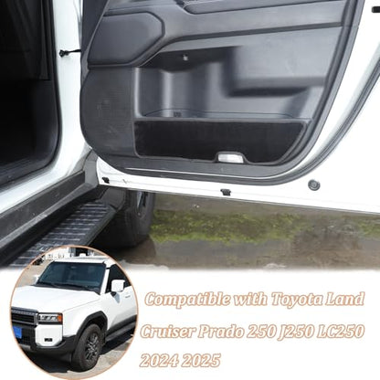 Car Door Anti Kick Pad Compatible with Toyota Land Cruiser 250 Prado LC250 J250 /Lexus GX 2024 2025,Car Door Anti-Dirty Mat Dust Resistant Protector Cover Car Accessories